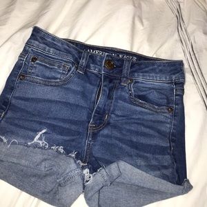 Denim shorts